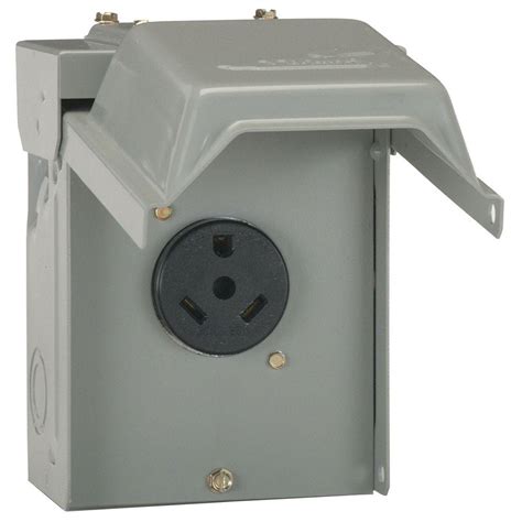 rv 30 amp electrical box|30 amp rv outlet receptacle.